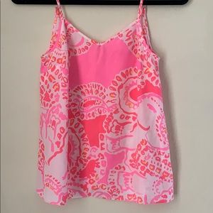 Silk Lilly Pulitzer top.